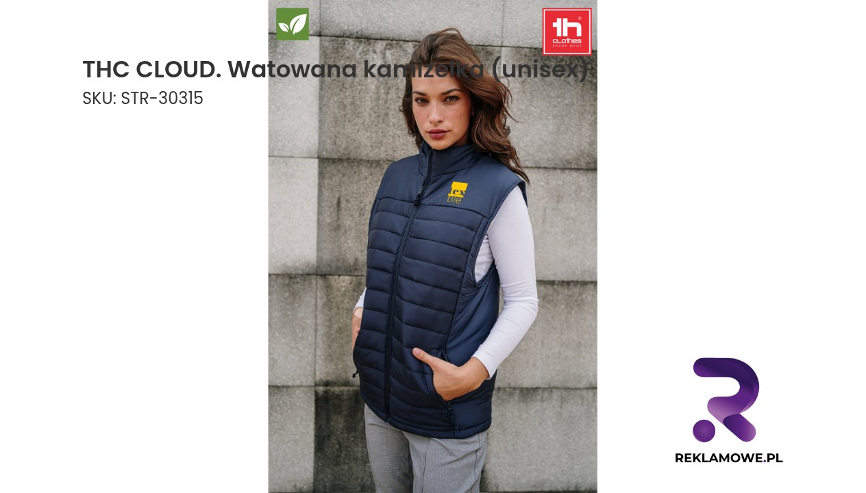 Watowana kamizelka unisex THC CLOUD