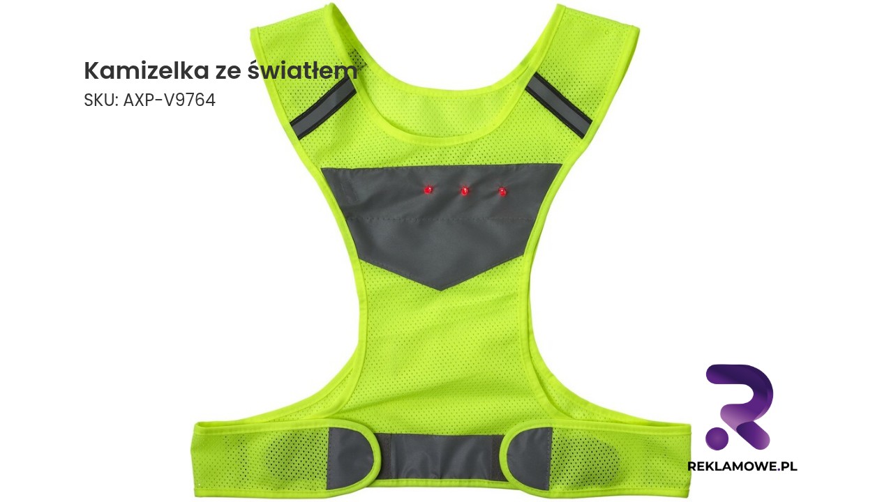 Kamizelka bezpieczeństwa z oświetleniem LED