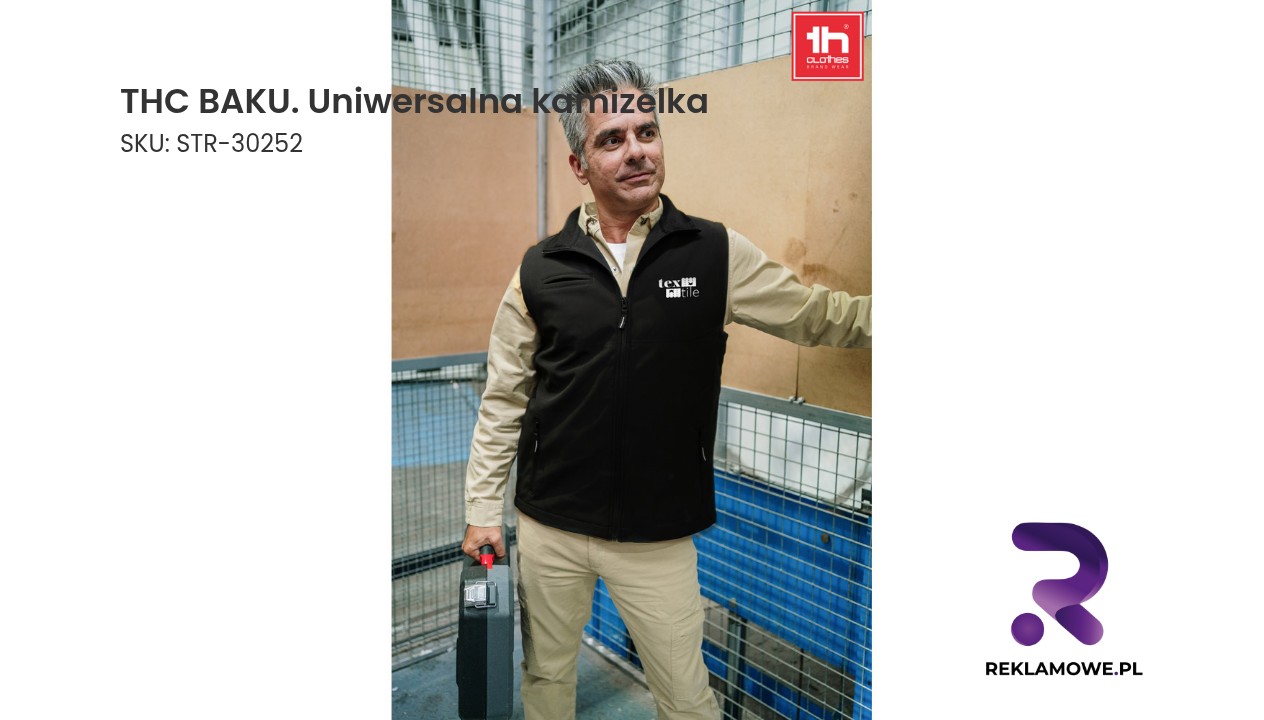 THC BAKU. Uniwersalna kamizelka, softshell THC BAKU uniwersalna kamizelka – zdjęcie produktu